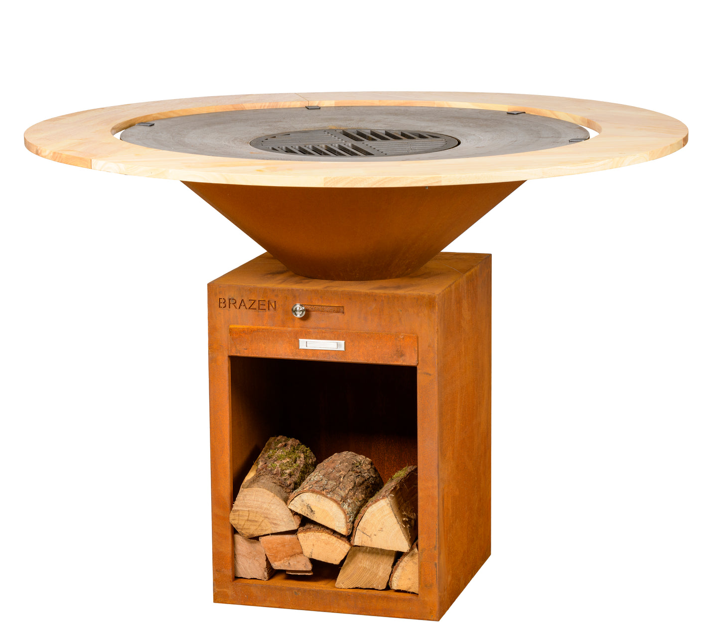 Anneau en Bois pour Braseros Barbecue