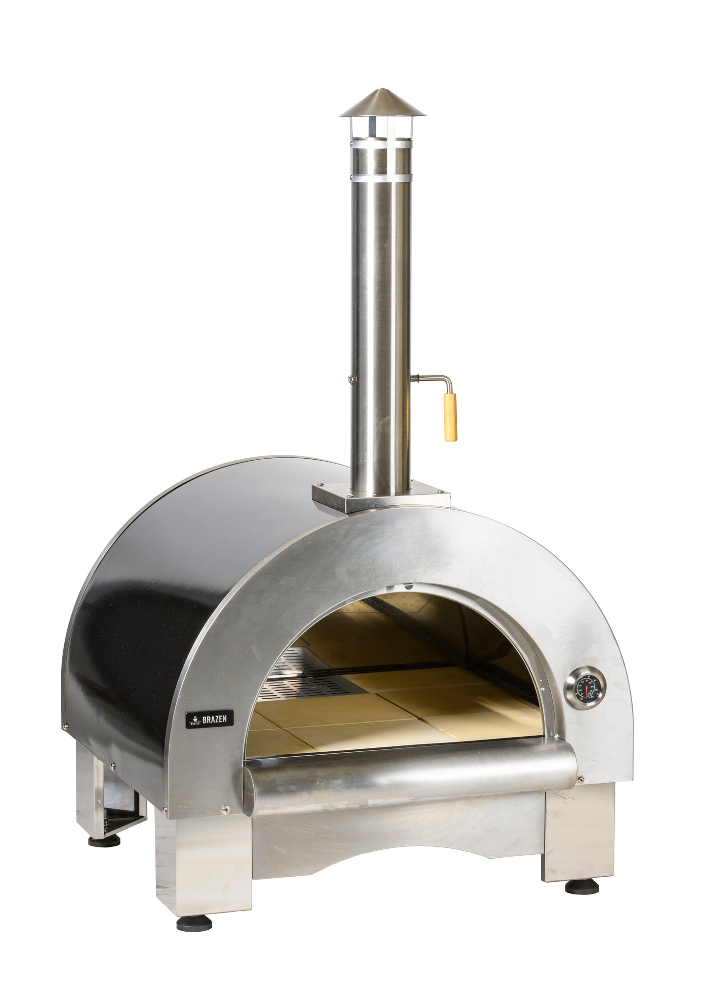 Four à pizza Inox sur pied