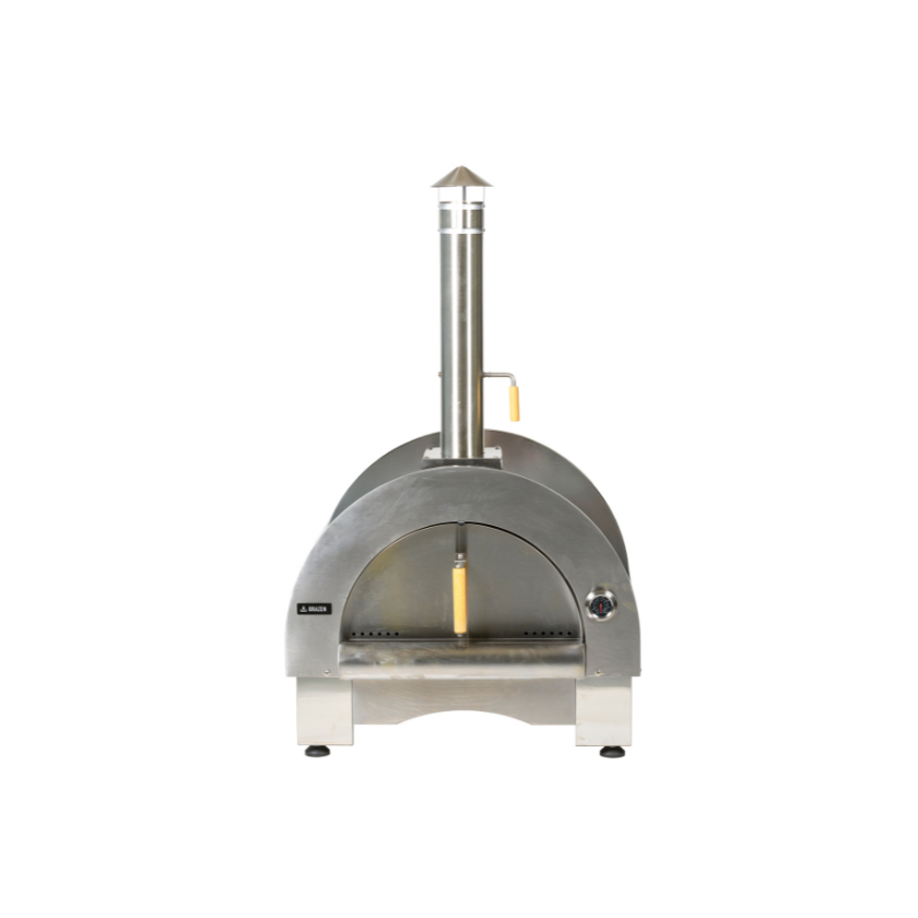 Four à pizza Inox sur pied