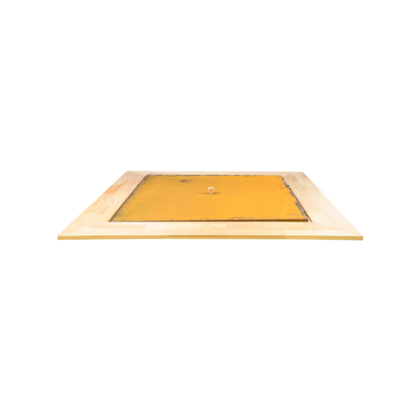 Couvercle Brasero carré corten