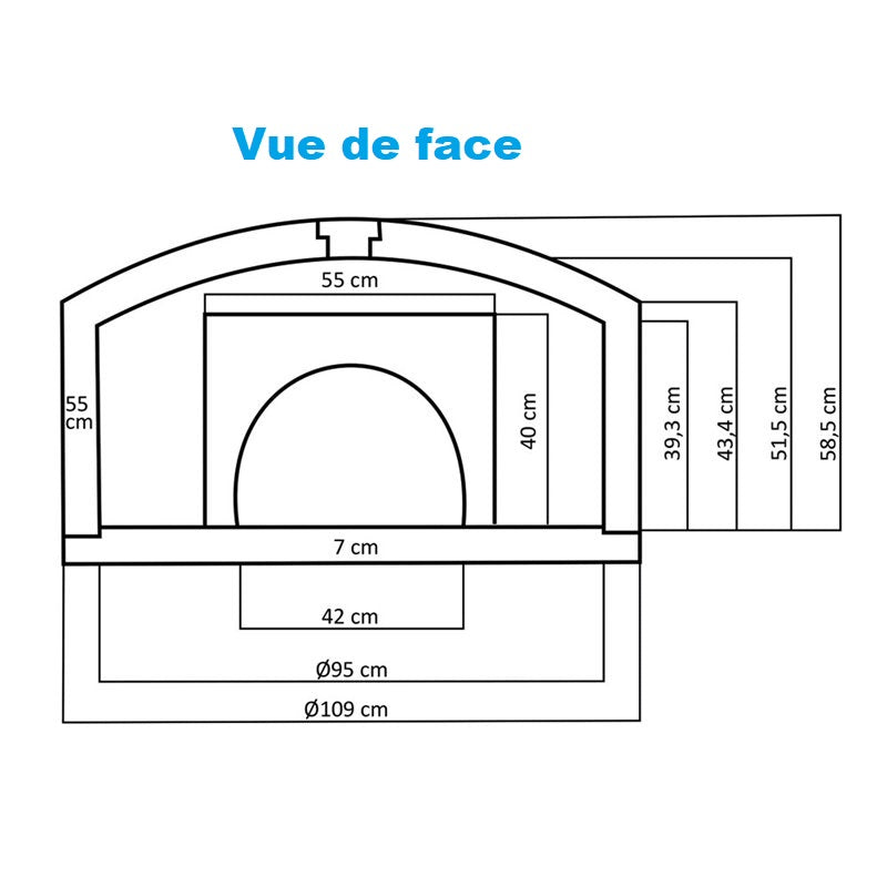 Four à Pizza en Pierre