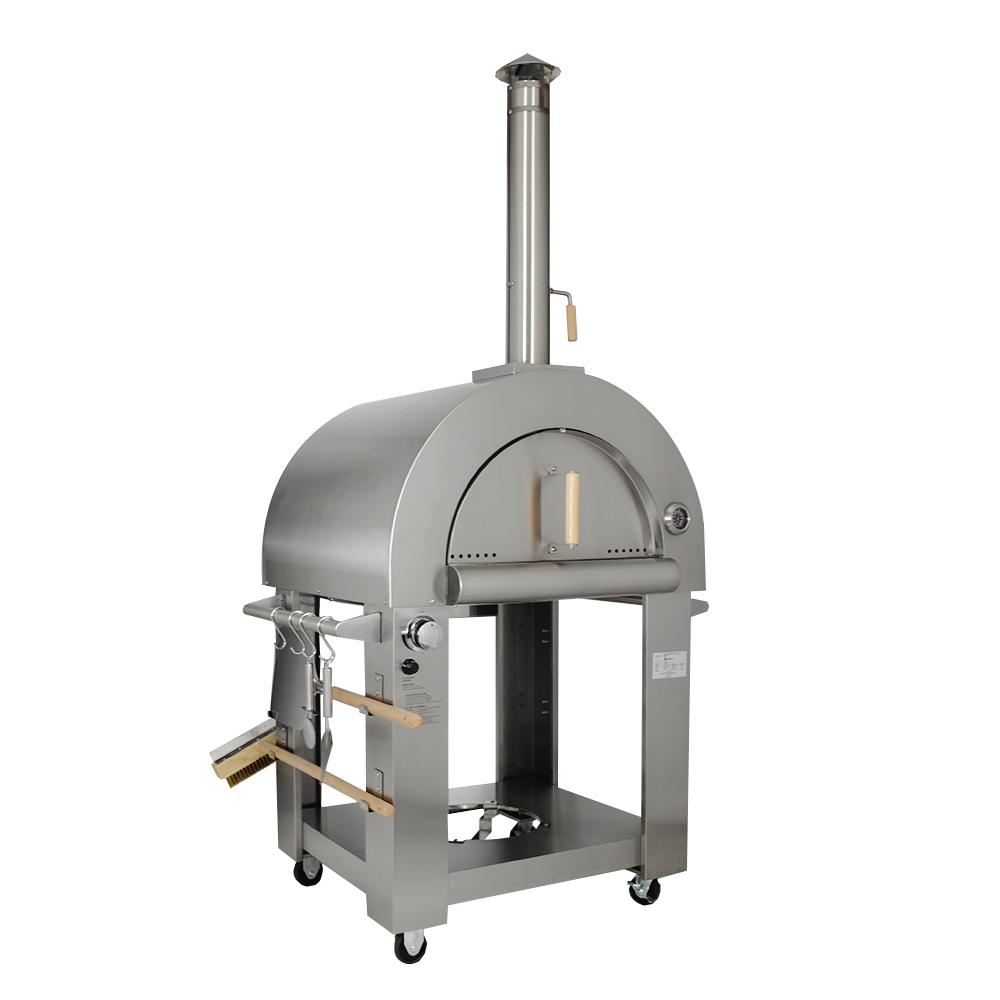 Four professionnel convertible Bois/Gaz