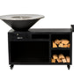 Brasero Plancha Servante Noir