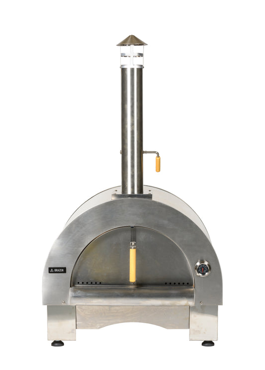 Four à pizza Inox sur pied
