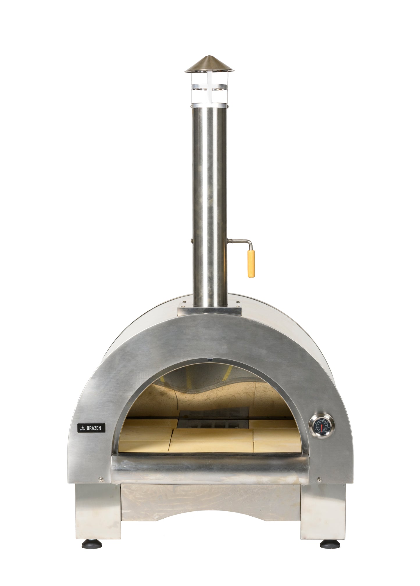 Four à pizza Inox sur pied