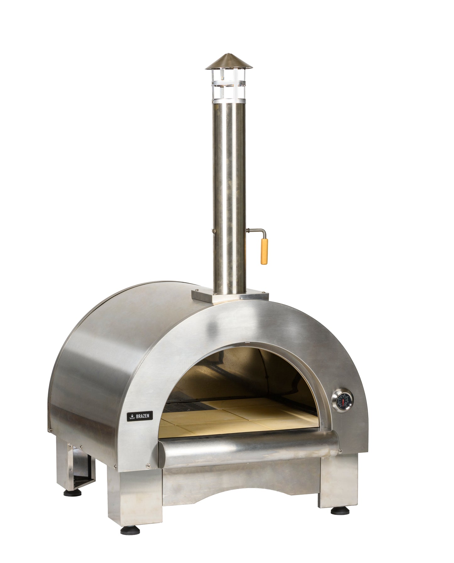 Four à pizza Inox sur pied