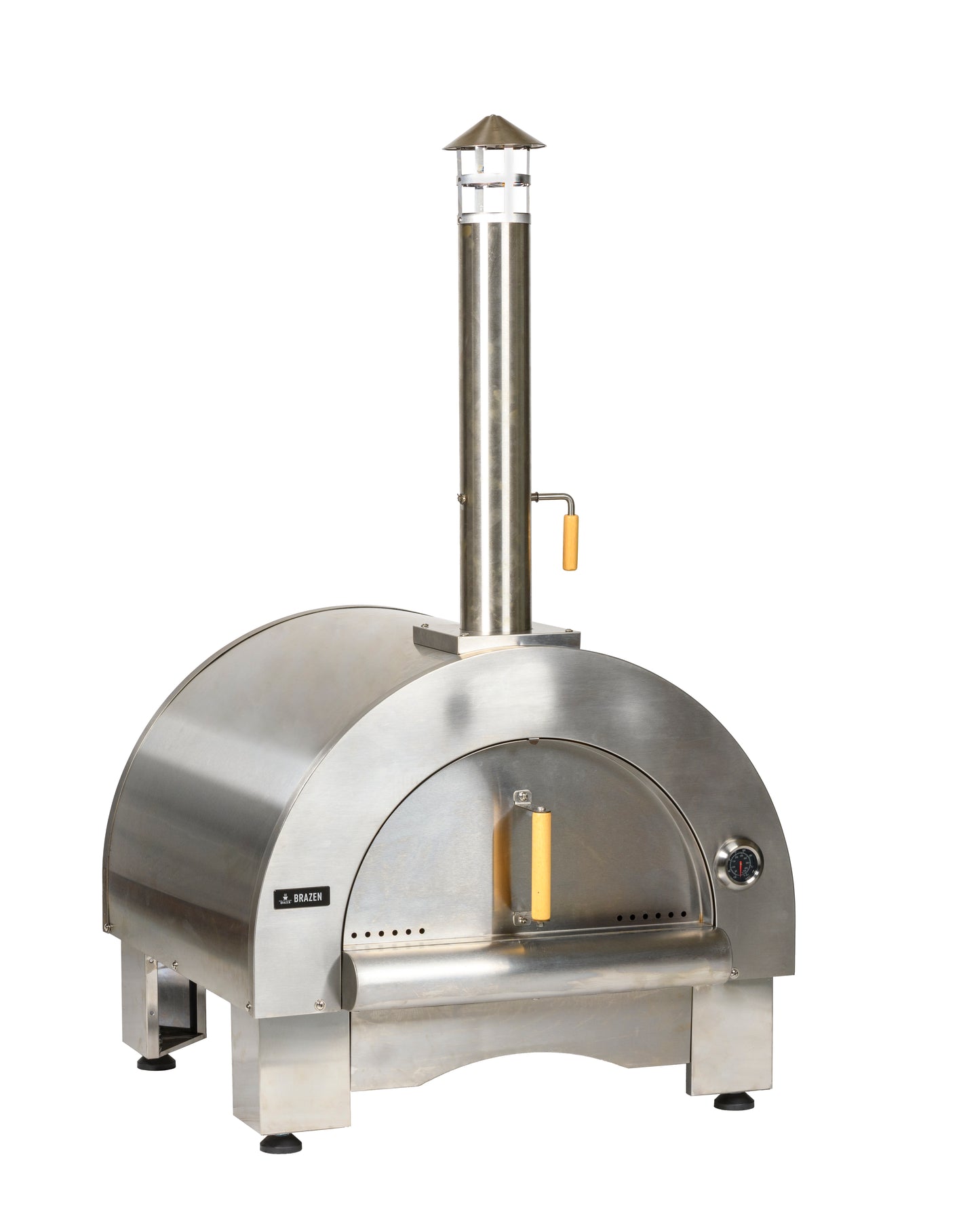Four à pizza Inox sur pied