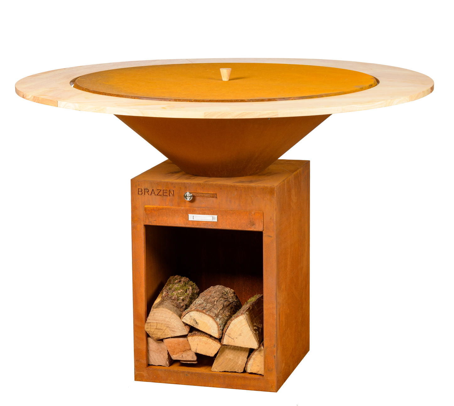 Pack Promo Brasero Plancha Classique Acier Corten