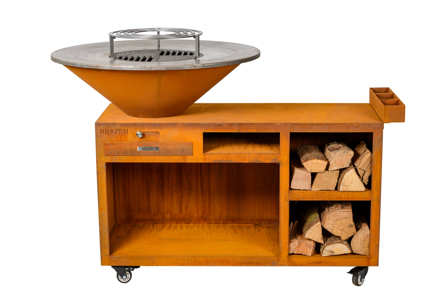 Brasero Plancha Servante Corten