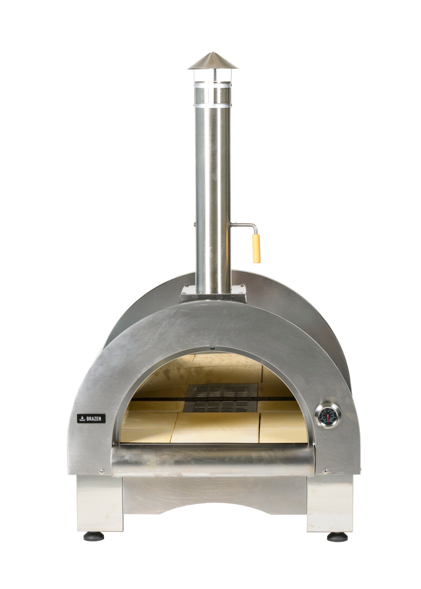 Four à pizza Inox sur pied