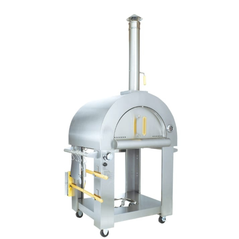 Four professionnel convertible Bois/Gaz