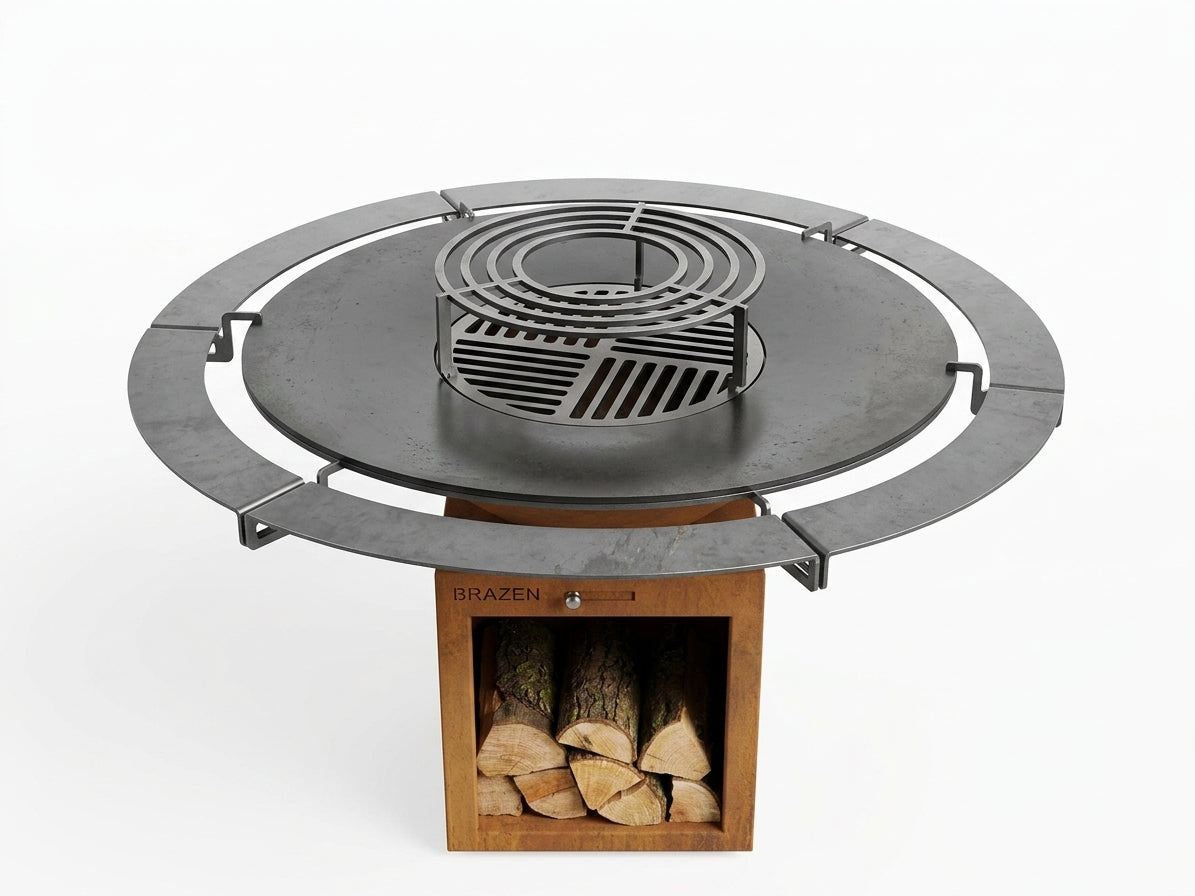 Anneau en acier pour brasero plancha
