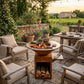 Brasero Plancha Classique Acier Corten
