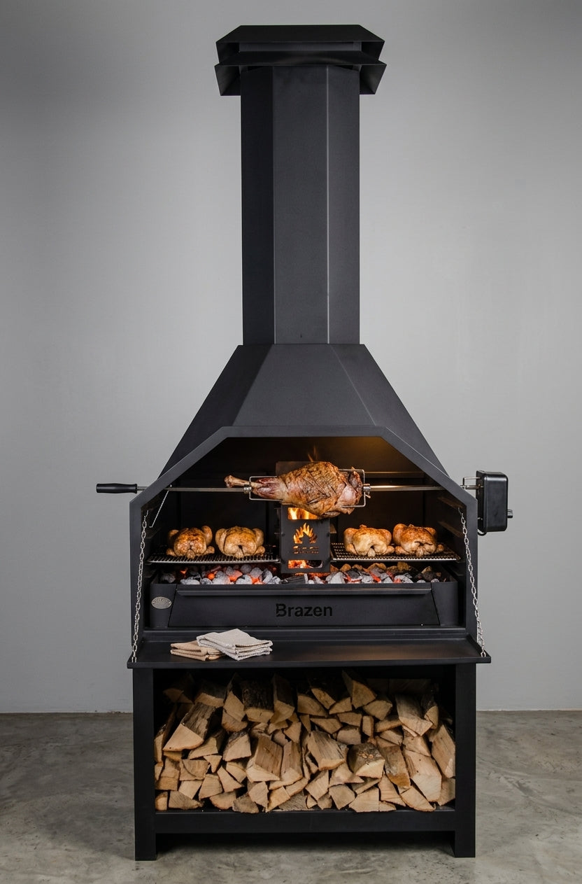 Pack Braai Brazen 1200 avec rôtissoire électrique