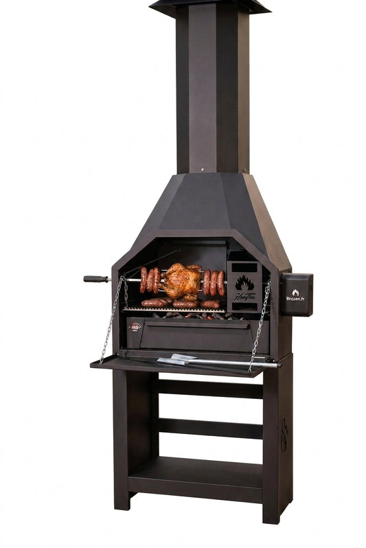 Pack Braai Brazen 800 avec rôtissoire électrique