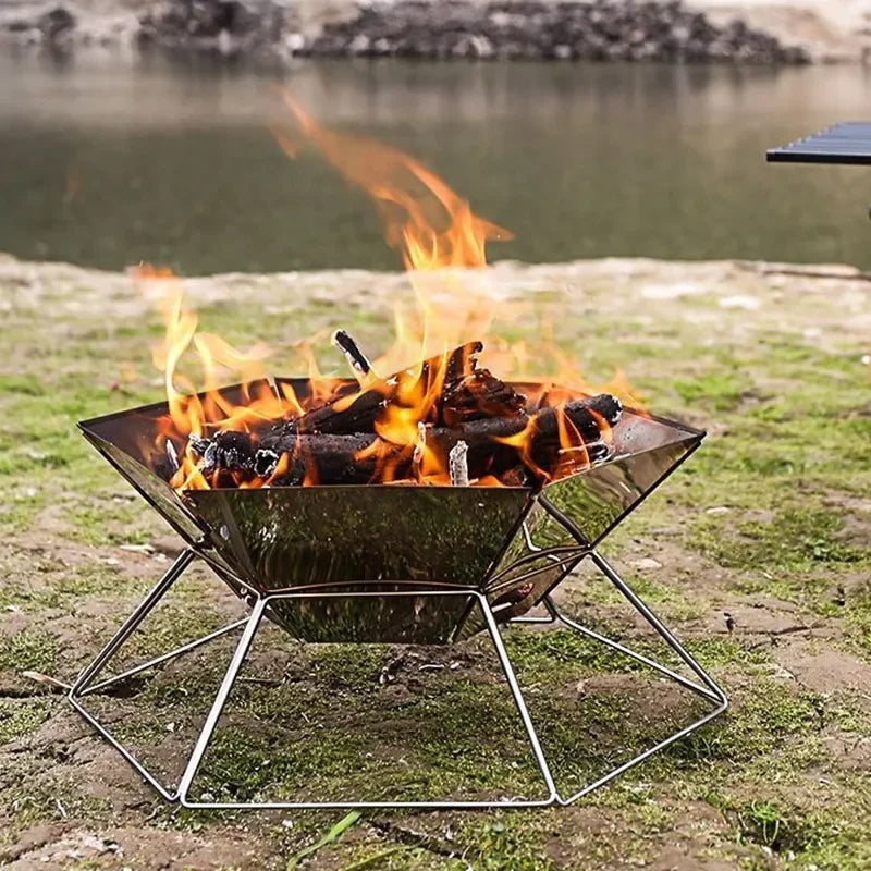 Foyer Portable Unique : Parfait pour vos Activités en Plein Air