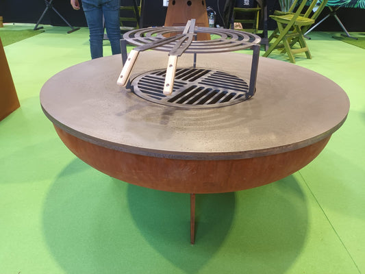 Brasero Plancha Sol Corten