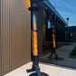 Poêle à pellets mobile d'extérieur – Flamme verticale 360°