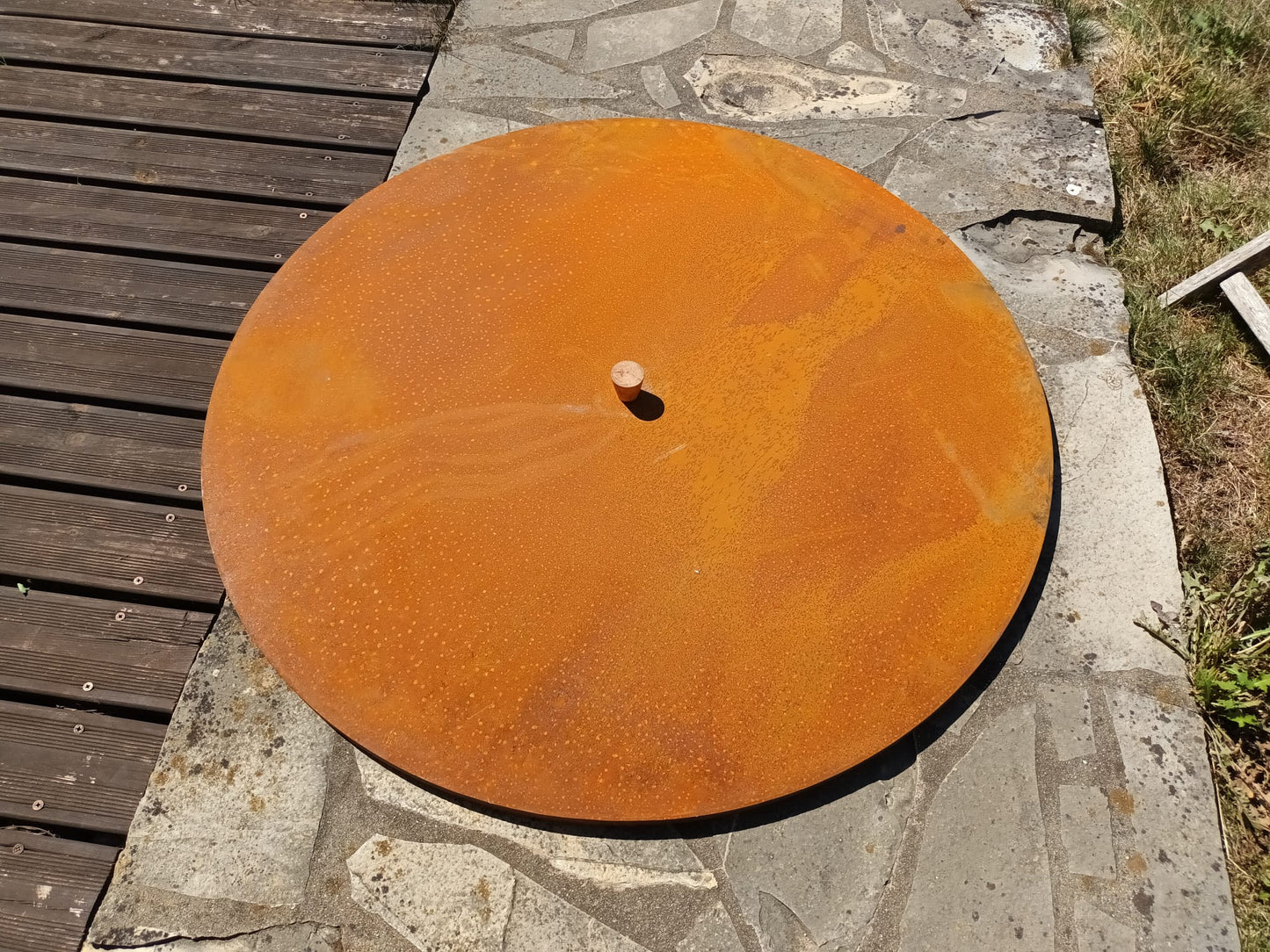 Couvercle pour brasero Corten